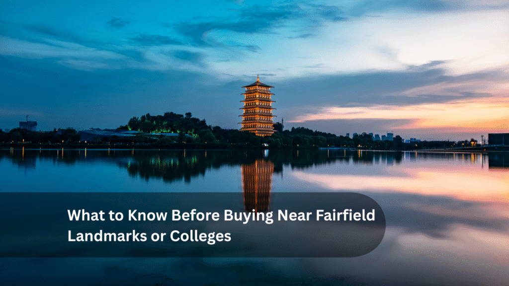 What to Know Before Buying Near Fairfield Landmarks or Colleges